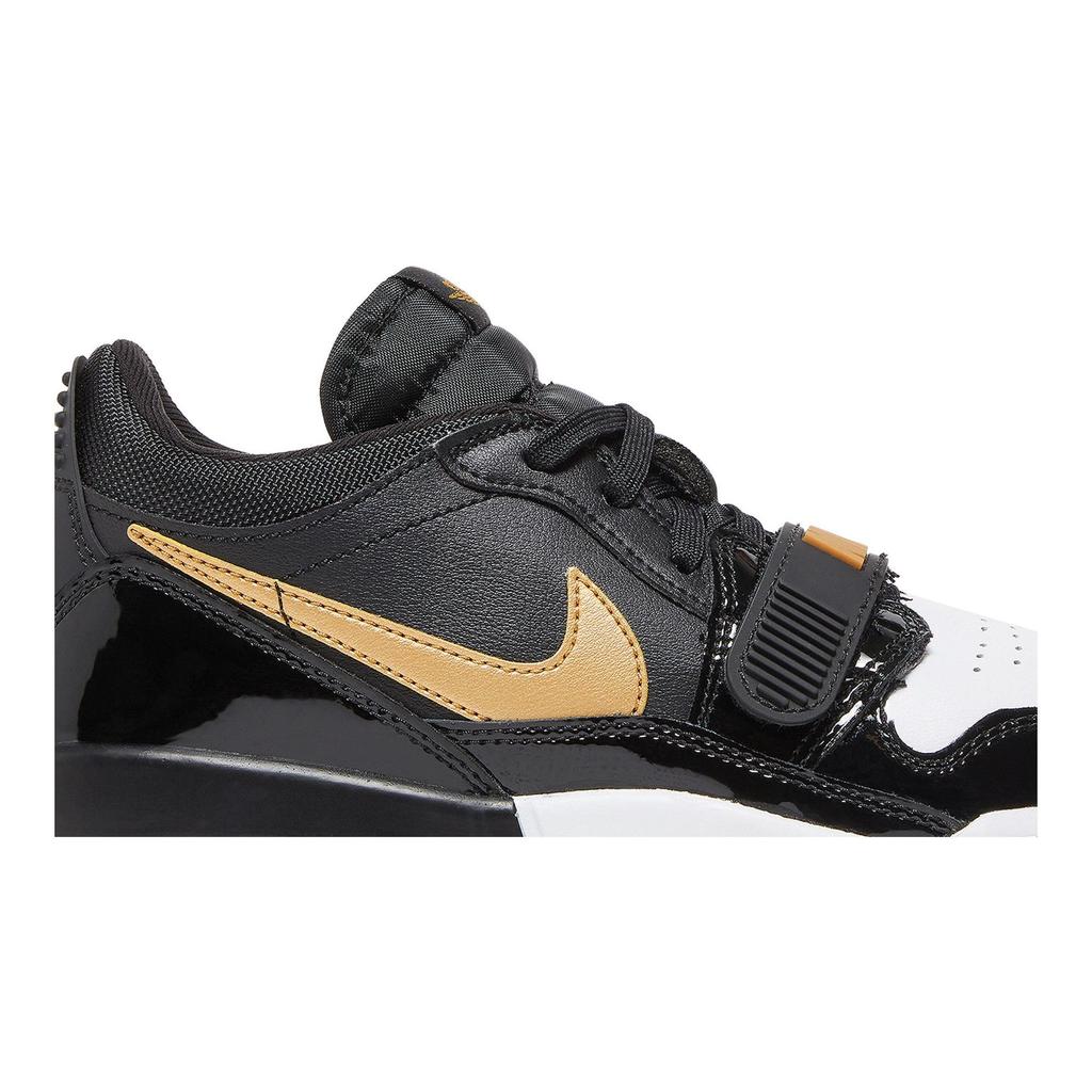 Air Jordan Legacy 312 Low Grade School 'Black Metallic Gold' (Unisex) Black / White / Metallic Gold Kids' Basketball Shoes CD9054 071