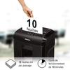 Niszczarka - FELLOWES - Powershred 10M - Cięcie mikro - 10 arkuszy - Maksymalne bezpieczeństwo