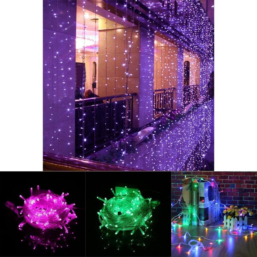 Dazzling 10m 100leds Multi-color Fairy String Lights Ideal For Weddings And Holiday Celebrations