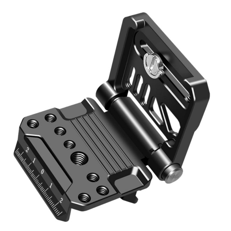 Foldable DSLR Camera L Bracket L Shape Quick Release Plate Compatible for Handheld Gimbals Stabilizers Quick Mounting 1