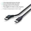 B27B Type-C Flexible Cable USB3.2 Full-Function For AR Glasses, 4K 60Hz Support For Xreal/Rokid/Rayneo Viture For AR Compatible