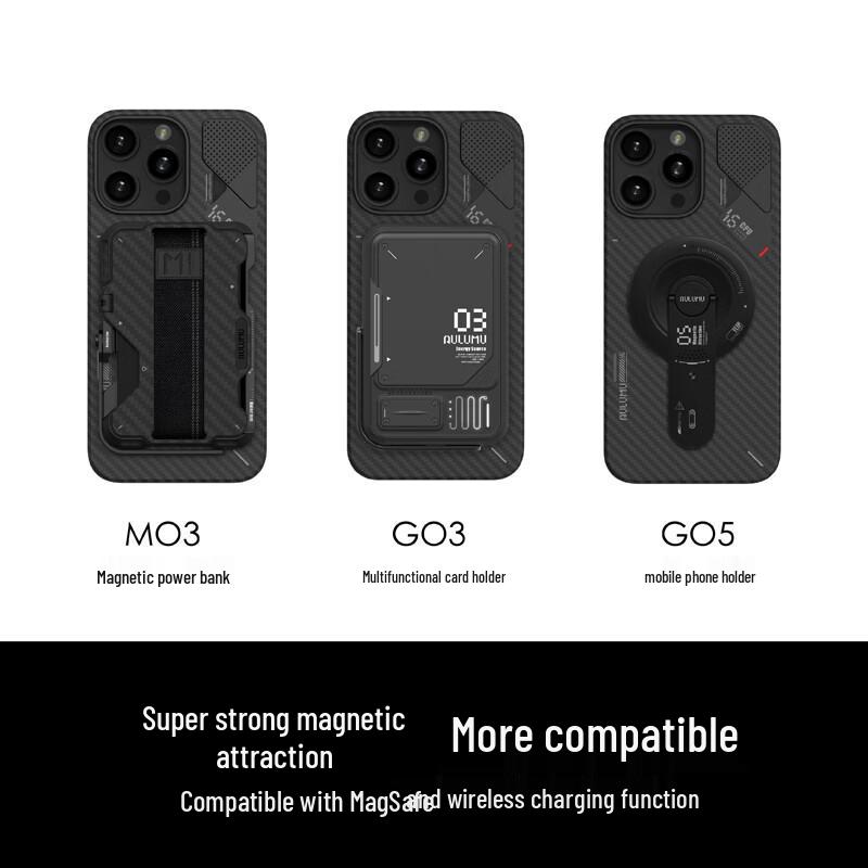 AULUMU A16 Aramid Fiber MagSafe Case for iPhone 16 Pro Max