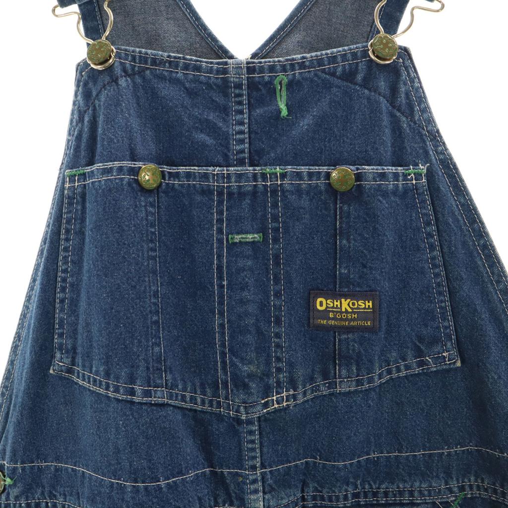 OSHKOSH 80s Vintage Made In USA Denim Overall W34 Blue Women Used