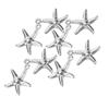 50Pcs Beach Jewelry Hollow Double Sided Unique Design Ocean Starfish Pendant for Bracelet Necklace