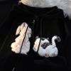 Ladies Fashion Casual Long Sleeve Round Neck Hoodie Pullover Top With  Pockets