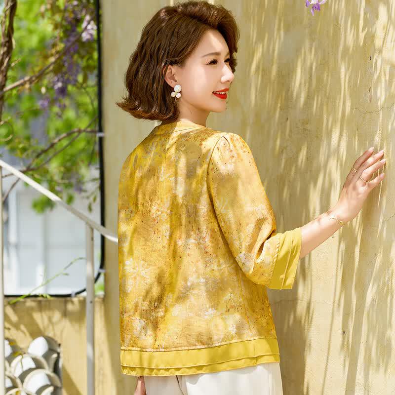 New Chinese Style Loose-Fit Summer Top for Women