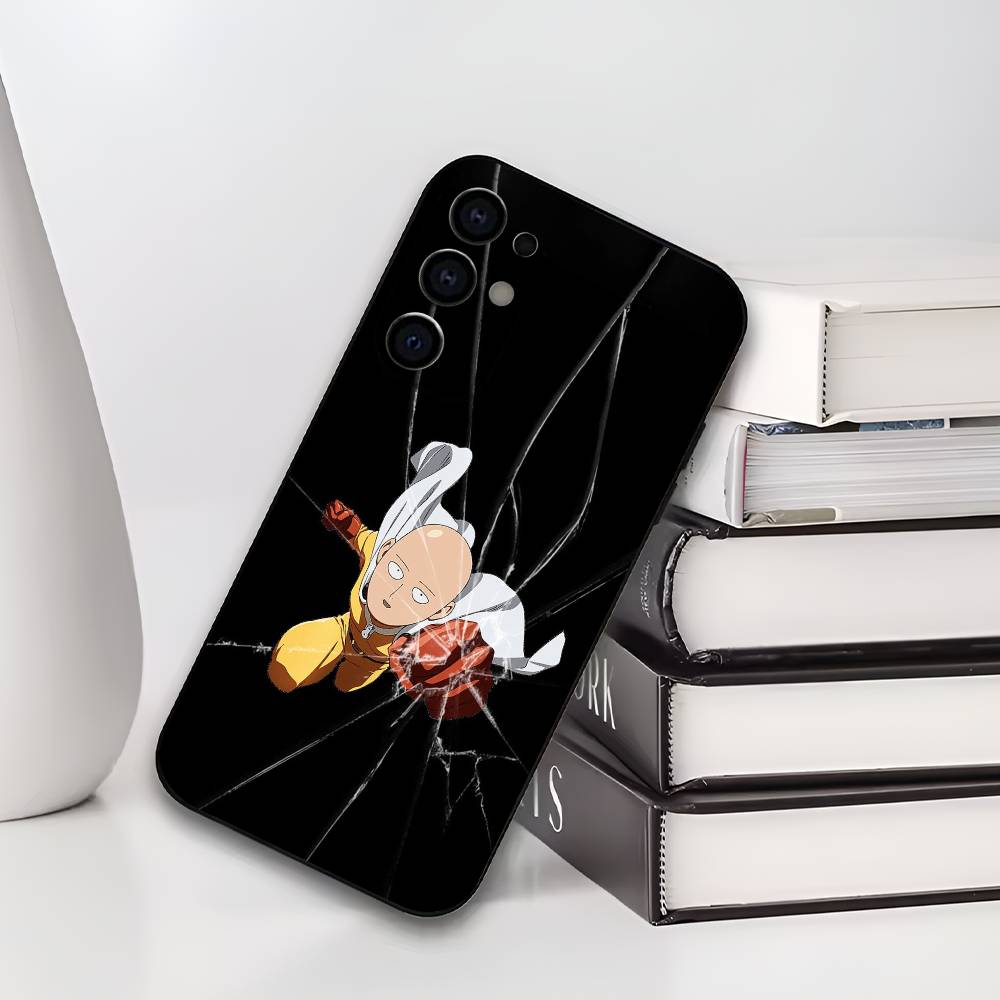 

Чехол для телефона One P-Punch M-Man S-Saitama для Samsung S25, S24, S21, S22, S23, S30, Ultra, S20, Plus, Fe, Lite, Мягкое Черное Покрытие Samsung S21Ultra