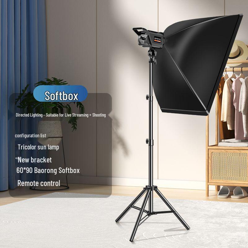 Professional-Grade LED Floor-Standing Spherical Fill Light for Photography and Livestreaming