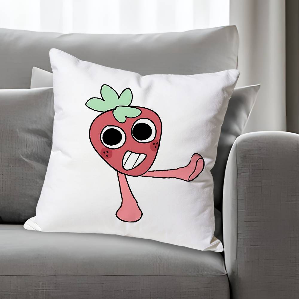 DDandys WWorlds Kiełek Anime Celebryta Towar Uniwersalny Nadrukowana Poszewka na Poduszkę Sofa Samochód Biuro Pokój Dekoracja Ochrona