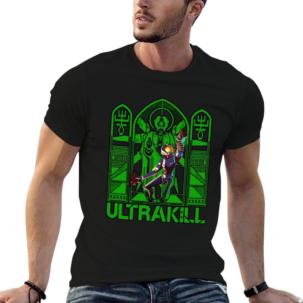 Ultra Kill T-Shirt T Shirts for Man Graphic Tees Cotton Tshirt 100% Man T Shirts for Men Casual