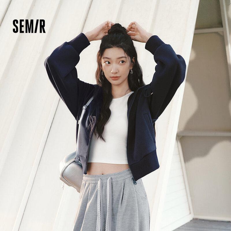 Semir Women's Hooded Curved Sleeve Jacket
