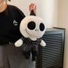 Jack Skellington Plysch ryggsäck för barn The Nightmare Before Christmas Tecknad dockväska Barn Halloween Godis Ryggsäck Presenter