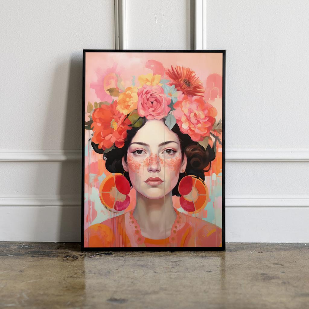 Poster Portrait Flowers