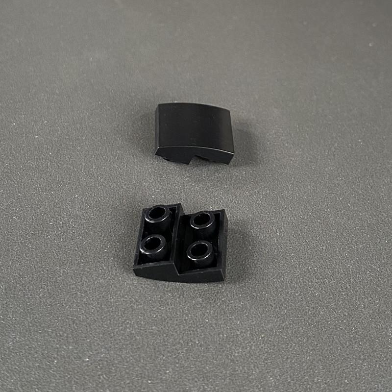 Compatible With 32803 2X2 Reverse Arc Parts Small Particle Assembly Technology Building Block Accessories Parts Moc Spare Parts