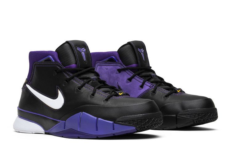 Men's Sneakers Nike Kobe 1 Protro Purple Reign Black/White-Varsity Purple-Canyon Gold