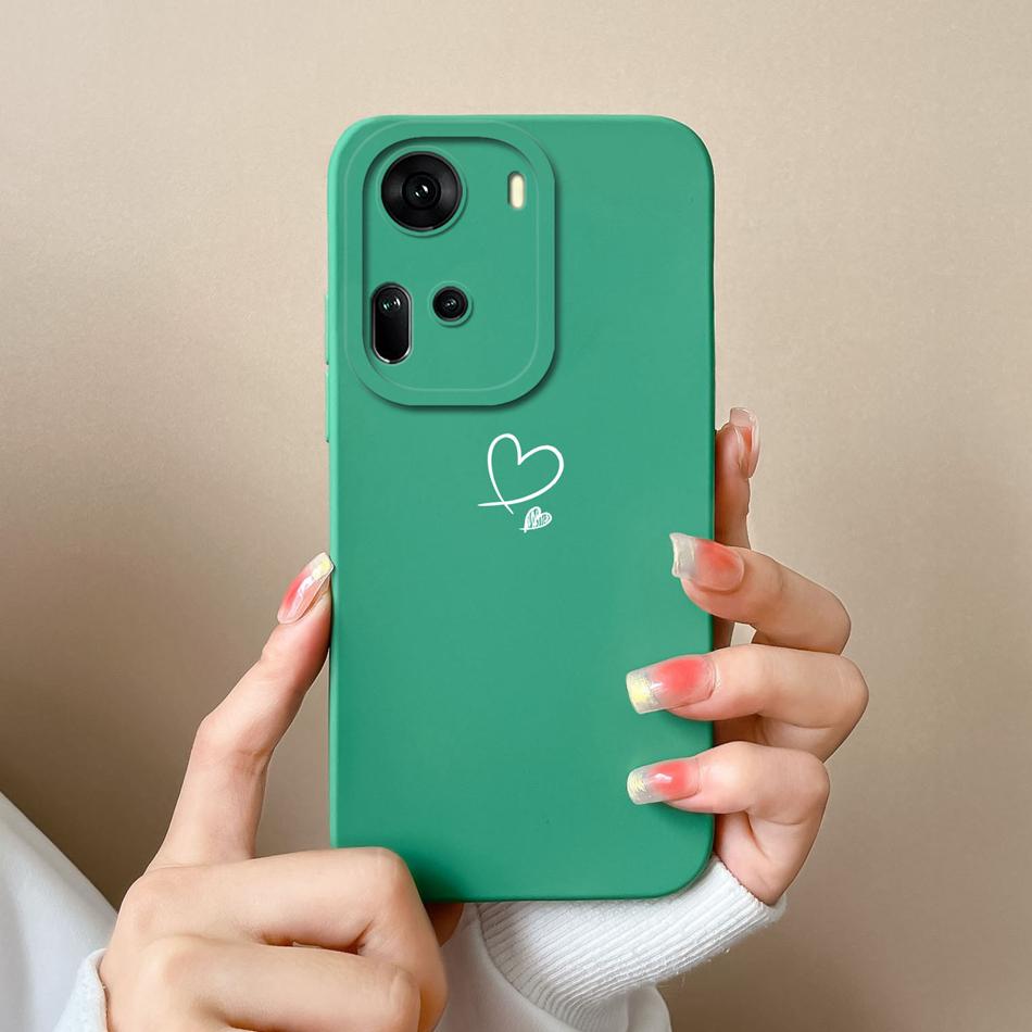 For OPPO Reno 11 Pro 5G Phone Case Butterfly Liquid Silicone Camera Protection Back Cover For OPPO Reno11 Pro Funda Coque Bumper OPPO Reno 11(Global)