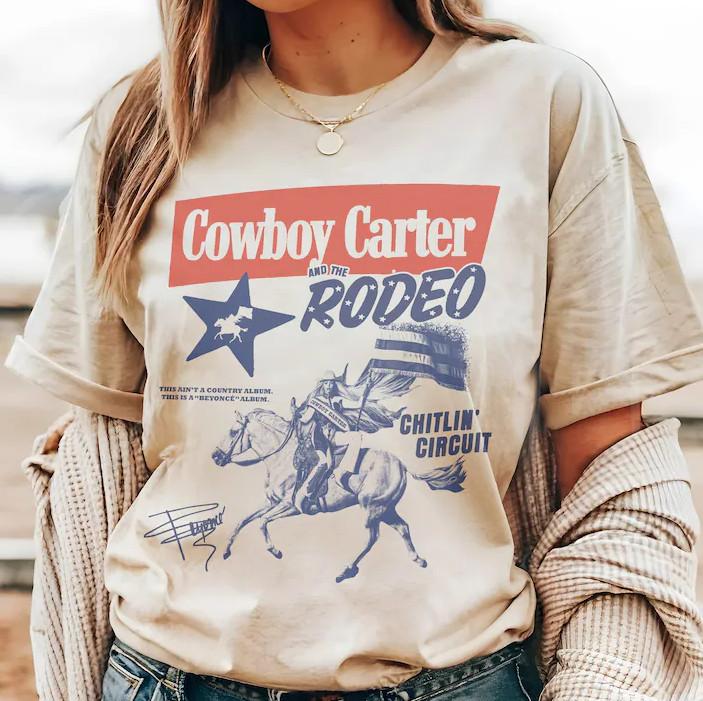 

Beyonce Cowboy Carter Shirt Beyhive Merch Gift For Fans S-5Xl Unisex T-Shirt XXL