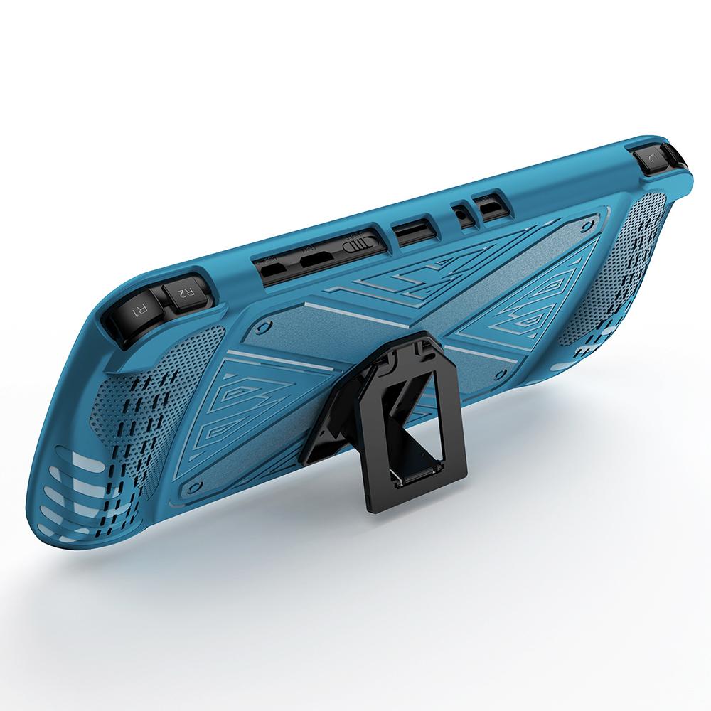 

For Subor Q900 Game Console TPU Protective Case with Kickstand Blue