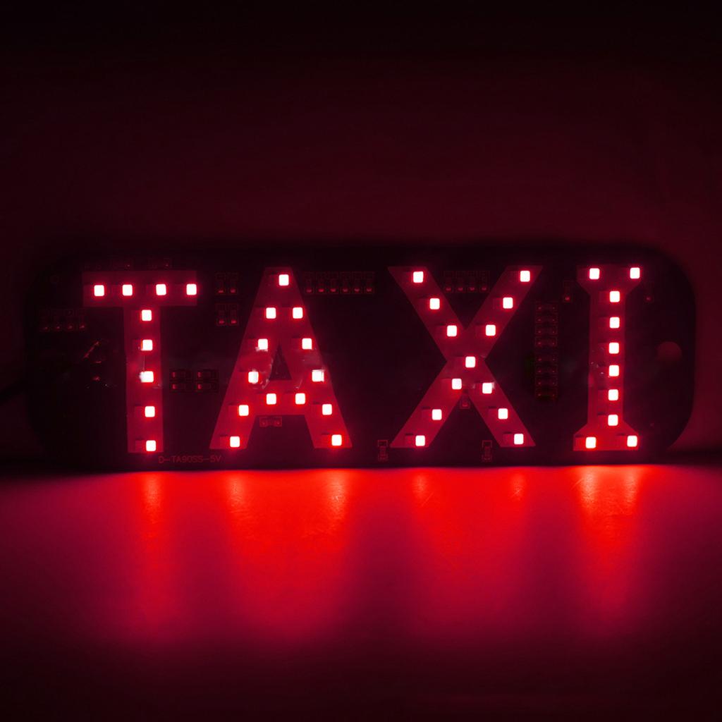 Auto Windschutzscheiben-Fahrerhaus-Blinker, Taxi-Schild, 2 Farben, Windschutzscheiben-Taxi-Leitlichter, Windschutzscheiben-Fahrerhaus-Blinker, Licht-Dekor