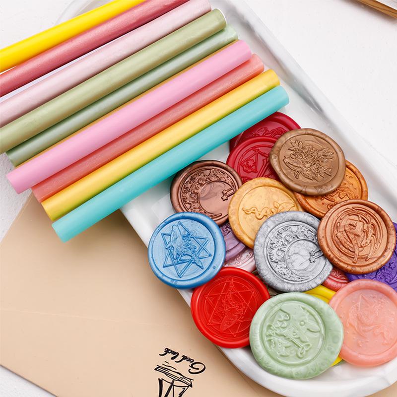 Wax Seals: 112 Colors for Glue Gun or Fire Painting