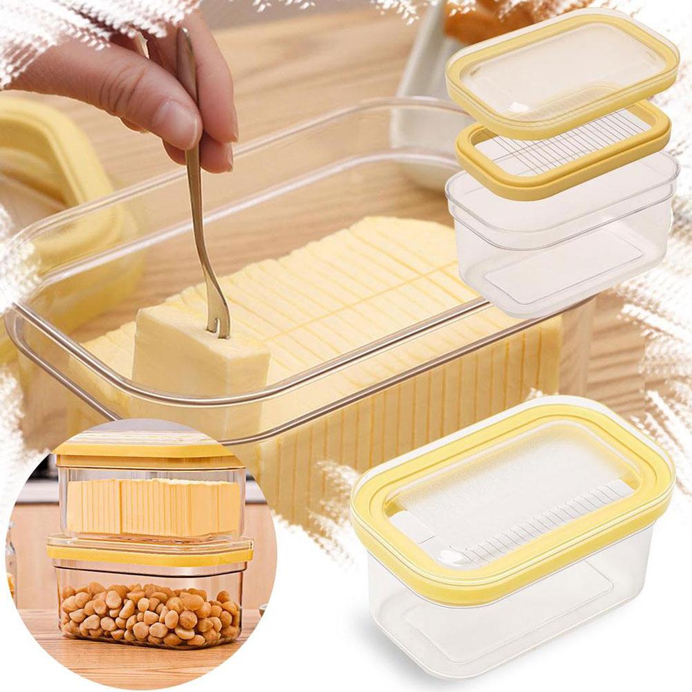 Butter Cutting Box Auxiliary Covered Butter Cutter Storage Storage Box Baked Cheese Cheese Slicing Storage Box