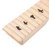 Alomejor Electric Guitar Neck Replacement 22 Frets 24 Inch Unfinished Maple Fretboard
