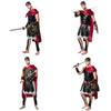 Roman Warrior Costume For Stage Performance With Polyester Fabric For Halloween