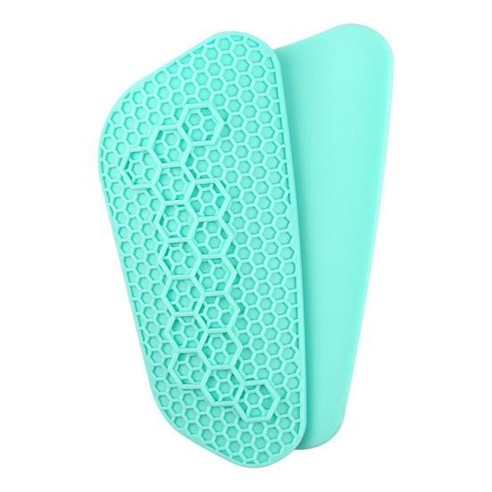Flexible Soft Shin Guards Honeycomb Soccer Shin Pads Shock Absorption Silicone Protective Leg Guard for Football Soccer