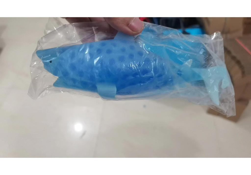 Dolphin & Shark Soft Rubber Beads Squeeze Toy - Stress Relief