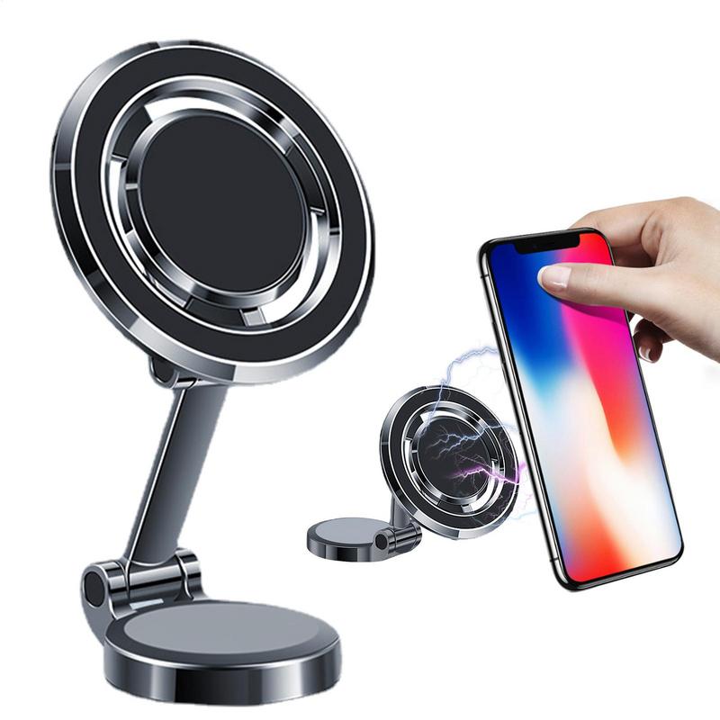 Dashboard Car Mobile Phone Holder Sticking GPS Stand Mount Bracket For Cellphone Rotating Smartphone Magnetic Holder In Car