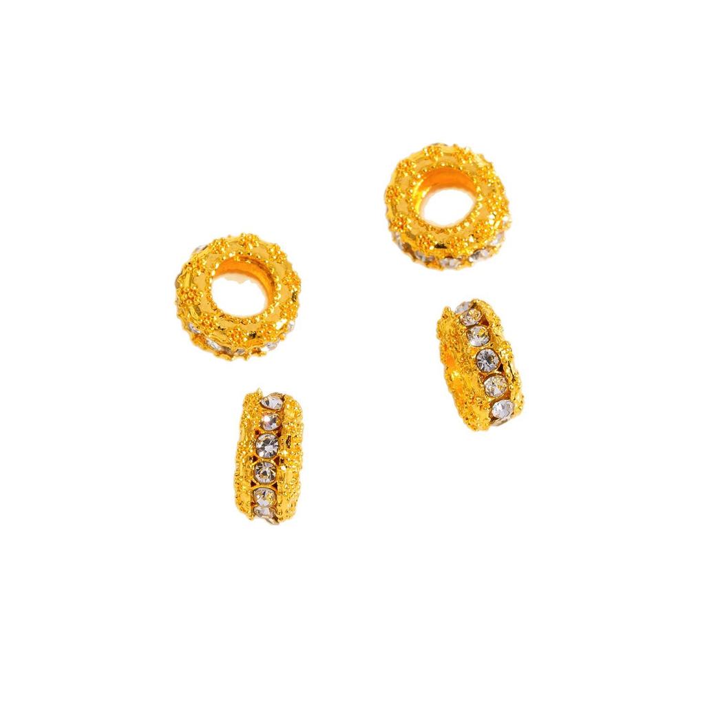 Diamond Multi-Flash Spacer Beads: Luxury Crystal DIY Jewelry Accessories