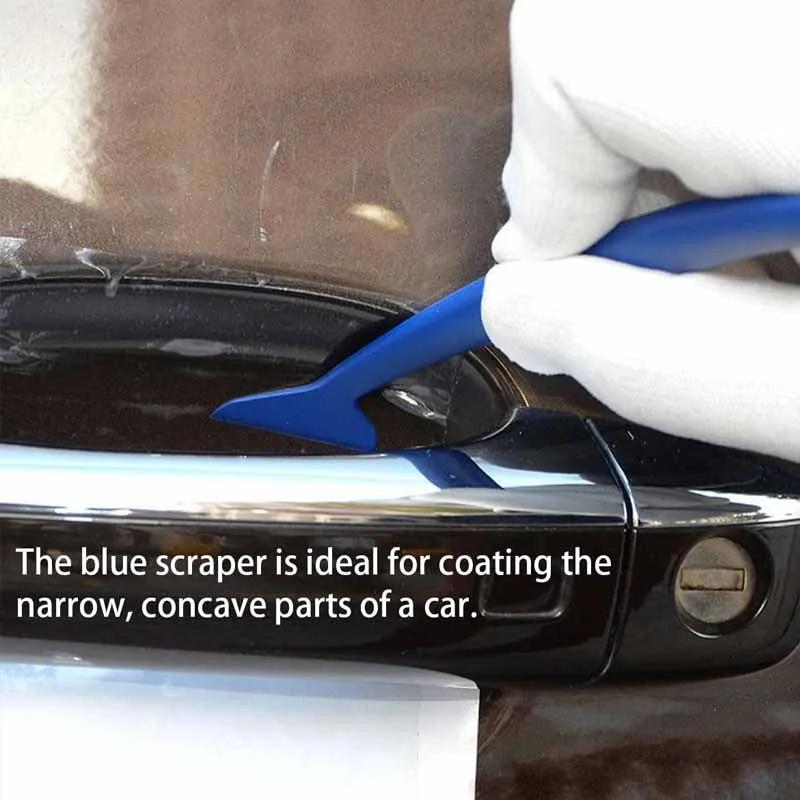 5X Car Stickers Micro Squeegee Scraper Hardness Wrap Vinyl Tools Squeegee Flexible With Different Hardness Window Tint Stickers Install Tool