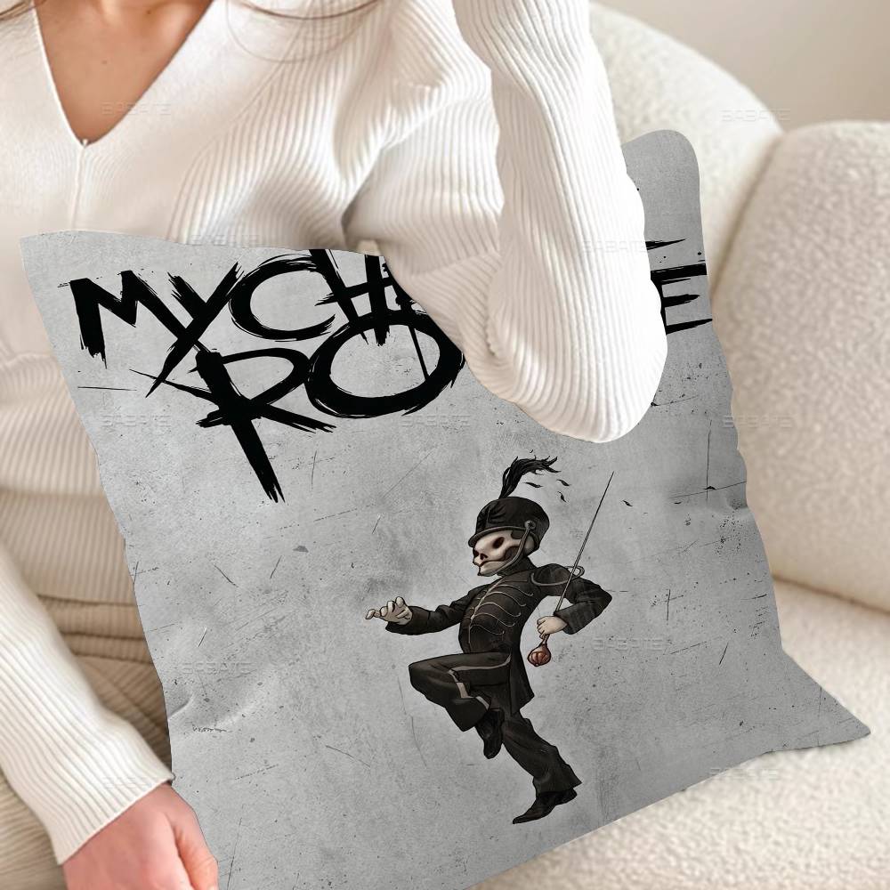 

Rock Band MMy CChemical RRomance Maple Design Cushion Cover Happy Autumn Harvest decor Holiday Decorati Pillow Cover 30x30 cm