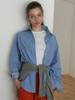 Sienneu Kelly Stripe Shirt (Sky Blue)