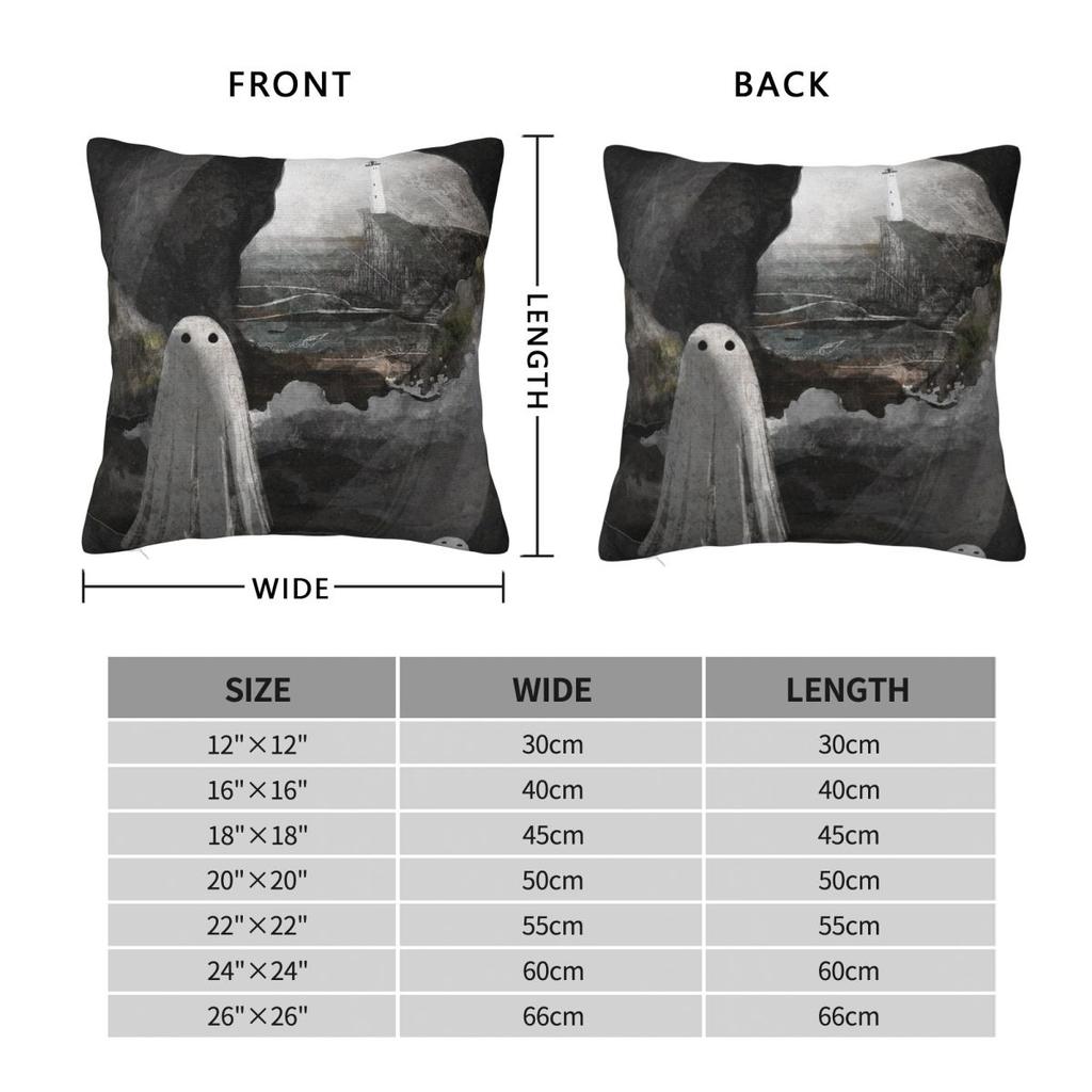 The Caves Are Haunted Square Pillowcase Polyester Linen Velvet Printed Zip Decor Throw Pillow Case Home Cushion Cover