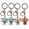 Disney Dumbo Keychains Cute Cartoon Doll Mini Elephant Key Ring Women Lovely Bag Key Chain Key Accessories
