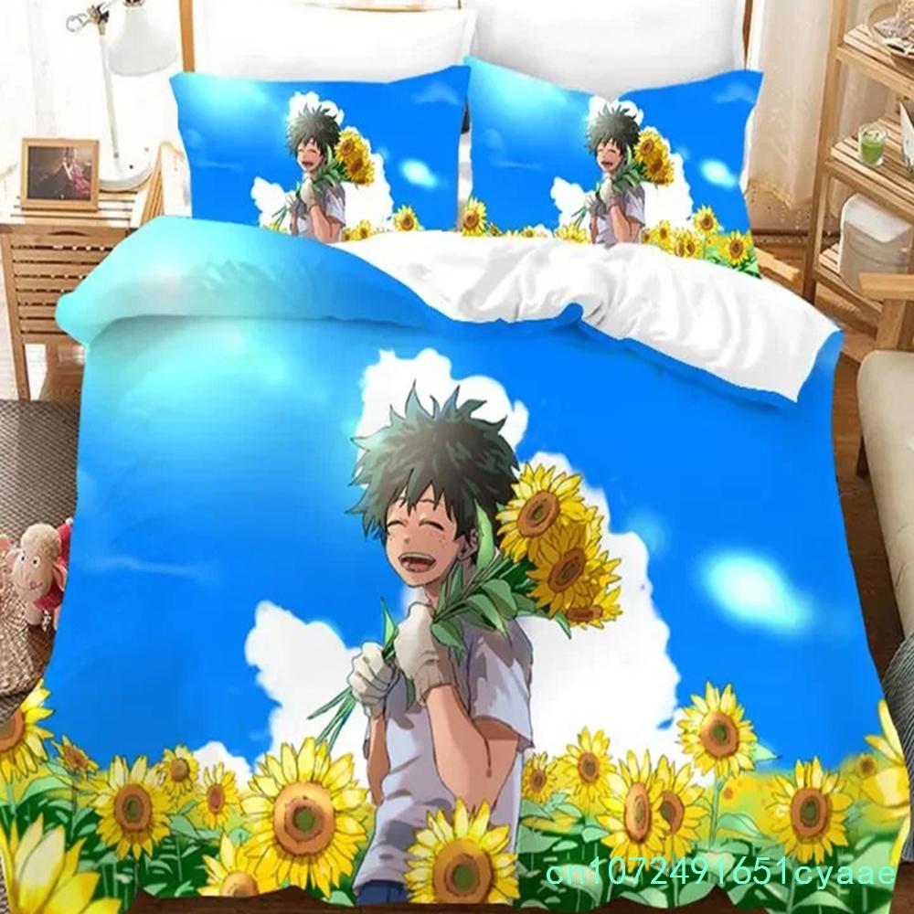 My Hero Academia 3D Printed Duvet Case Pillowcase Bedding Set Twin Full King For Kids Adults Bedroom