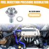 Fuel Injection Pressure Regulator No.23270-50010 - Car Fuel Pressure Regulator - for Toyota Land Cruiser 1998-2007 Metal Silver Tone - 1 Pc