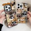 Crying Cats Combine Memes Soft Phone Case for iPhone 15 16 17 Pro Max 17Air 16E 14 Plus 13 12 Mini Shockproof Cover Back Shell