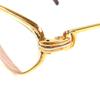 Cartier Glasses Trinity With Metal logo Gold bordeaux mens Used