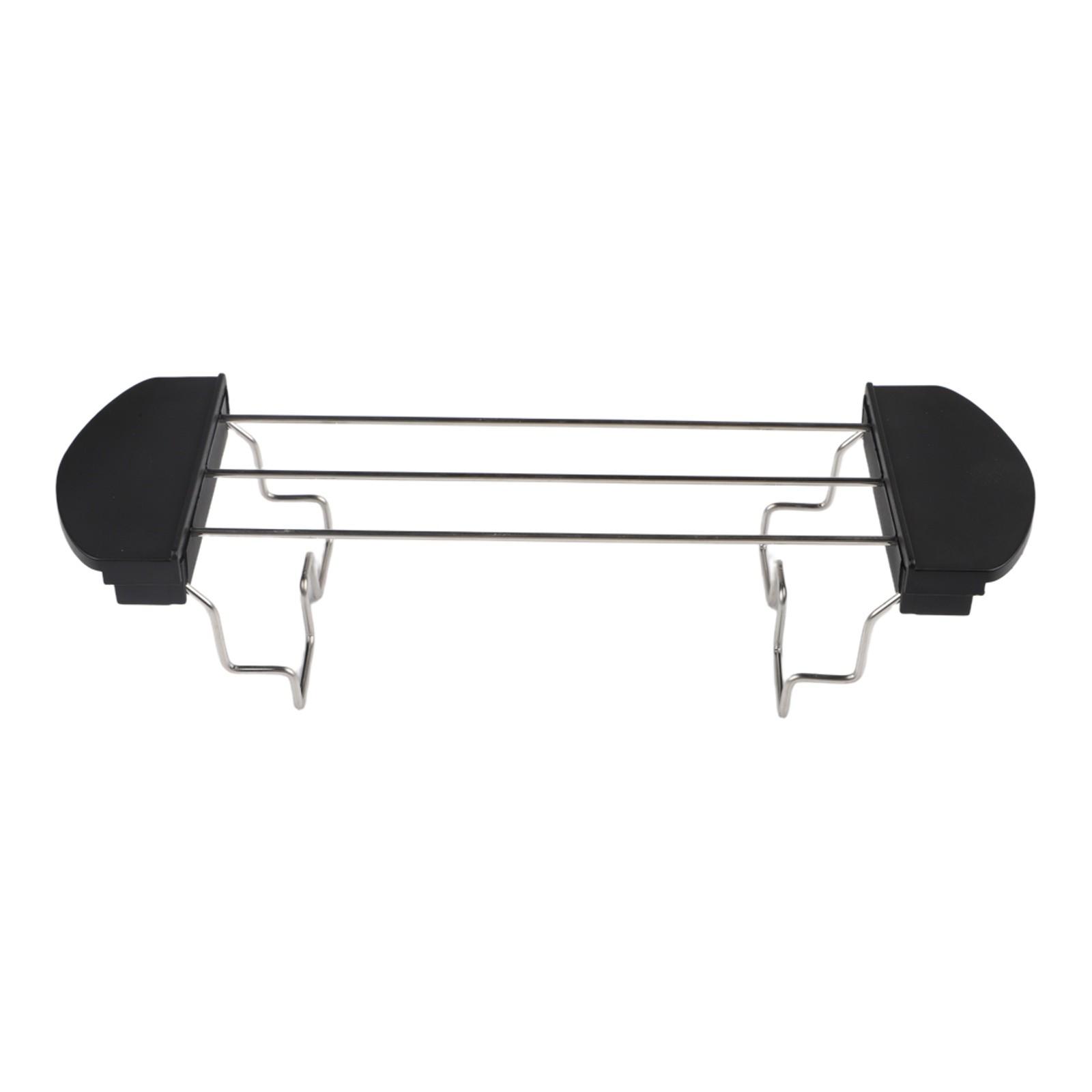 Suporte para Fatias de Pão Suporte para Sanduíches Rack de Aquecimento para Torradeira preto