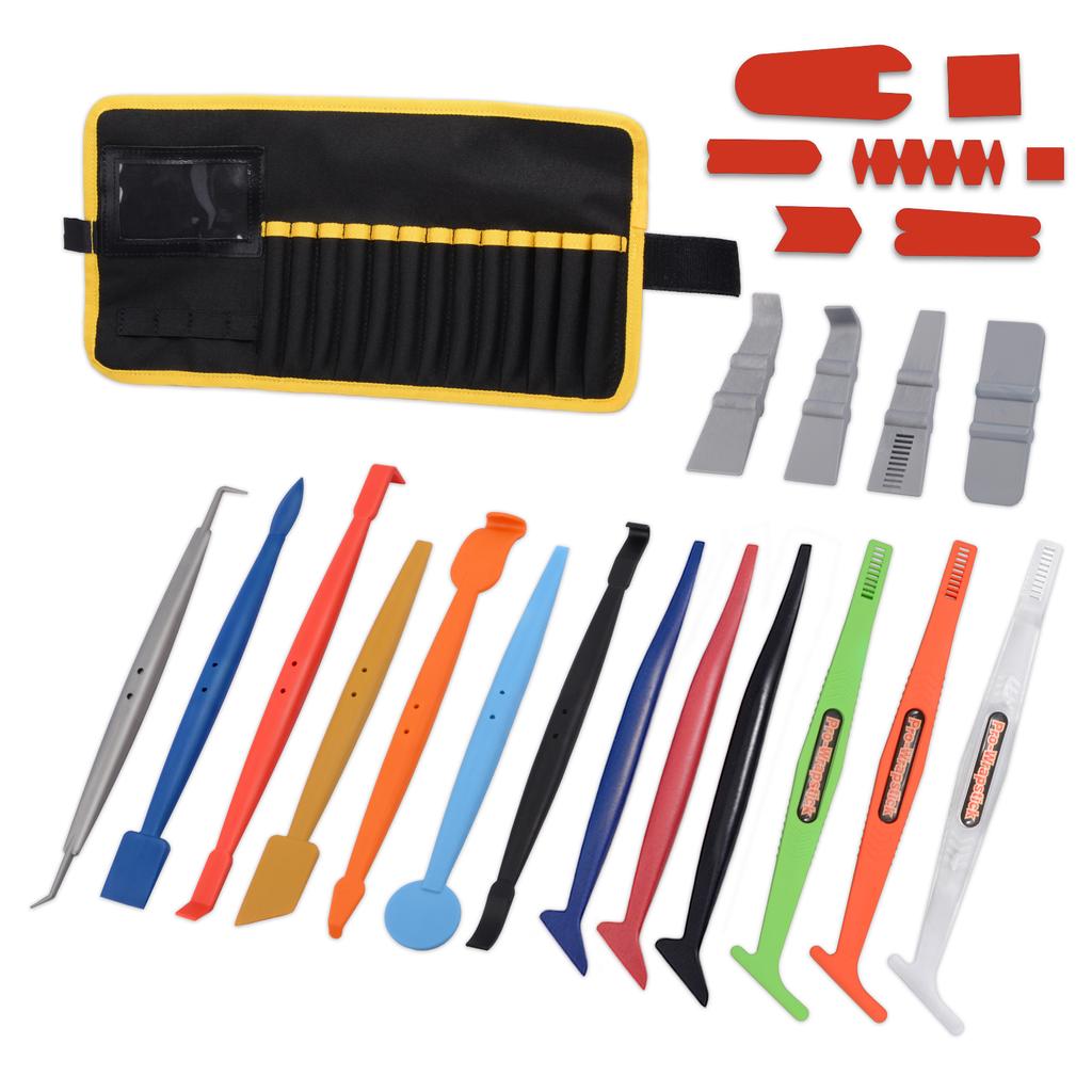 EHDIS Waterproof Oxford Cloth Tool Bag Car Vinyl Wrapping Utility Pouch Waist Belt Tool Pack Window Tint Film Squeegees Holder