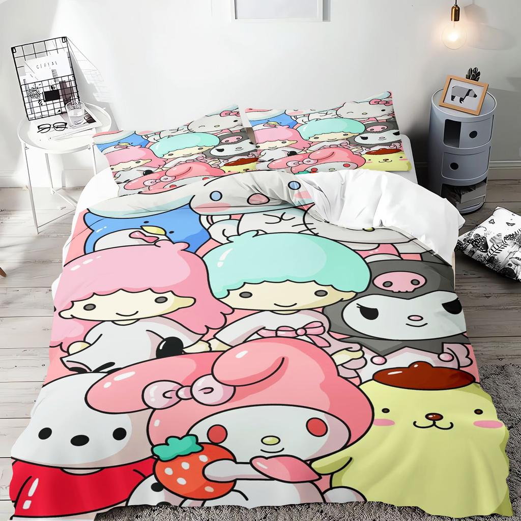 Tuxedo Sam 3-Piece 1 Quilt Cover One Piece Bedding Set Comforte Luxus Exquisite Birthday Gift 100% Polyester Home Decor