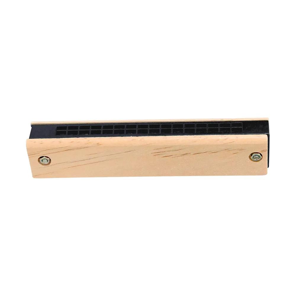 Children's harmonica made of wood, diatonic, 16 holes, for boys and girls, music training