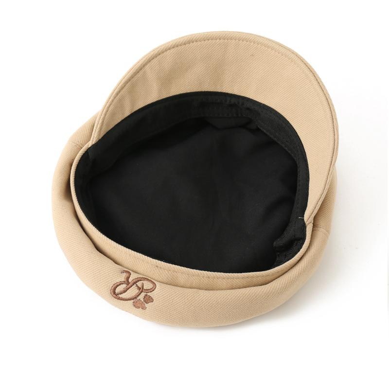 High Quality Xiaoxiangfeng Autumn and Winter Peaked Cap Autumn and Winter Warm British Retro Octagonal Hat Versatile Fried Street Hat Female Tide