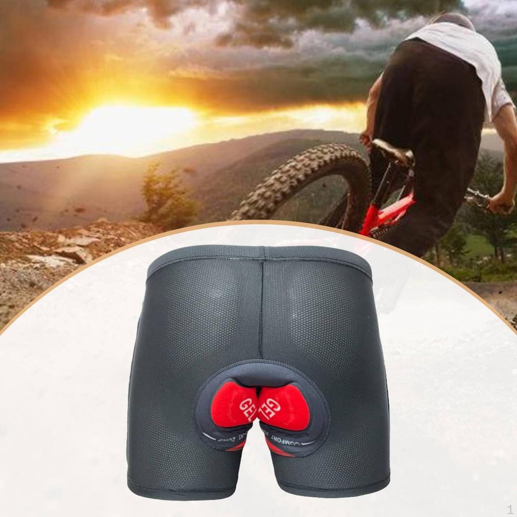 Shorts Bicycle Riding Compression Padded Bike Breathable Biker Briefs Shock Absorbent
