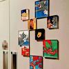 Set Creativo Fai da Te per Magneti da Frigorifero Set Magnetico Quadrato Trasparente in Acrilico con Adesivo Regali Fai da Te per la Famiglia Decorazione per Casa Cucina
