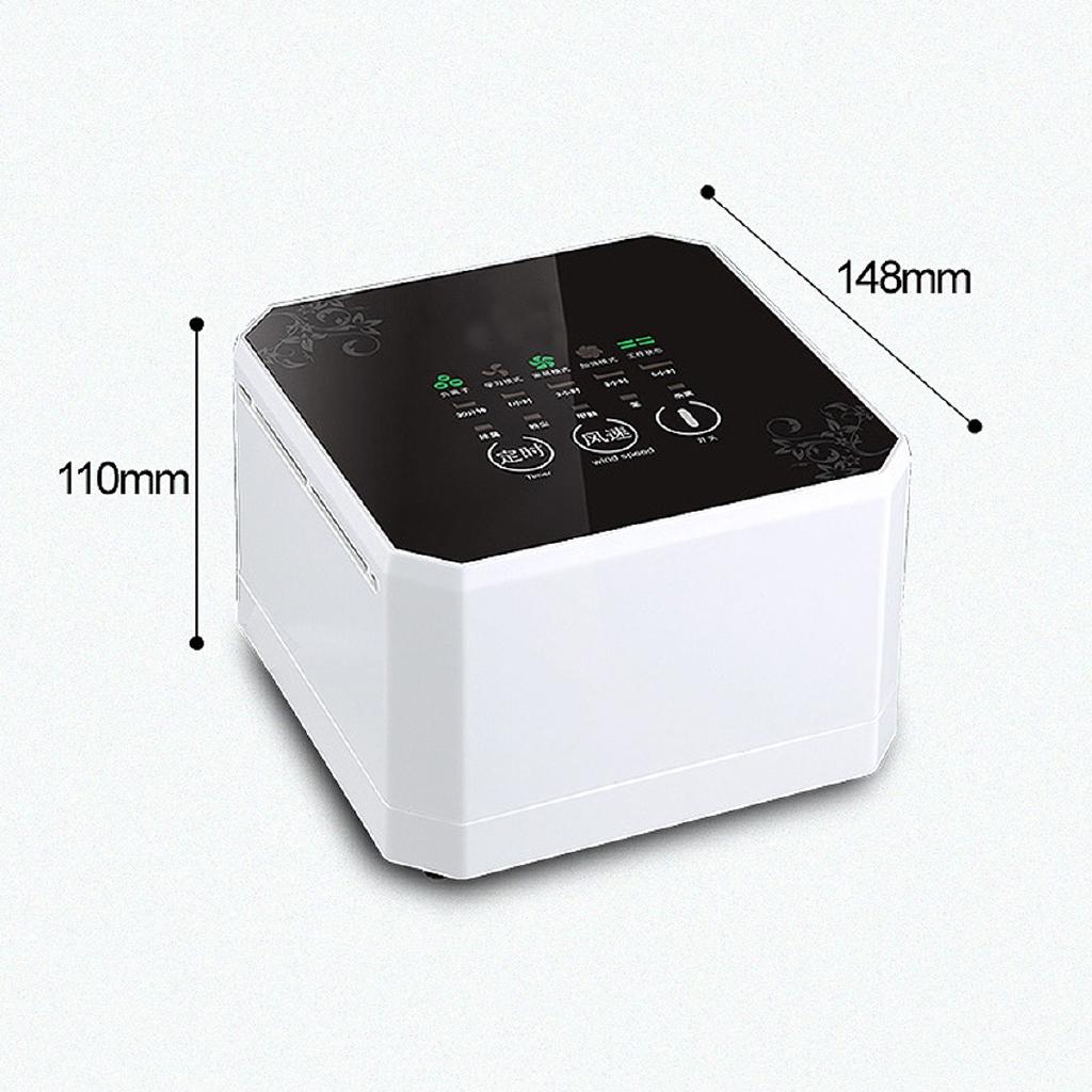 Mini Desktop Air Purifier Negative Ion Generator Air Purifier Sterilizer Generator Ionizer HEPA Filter For Home Office