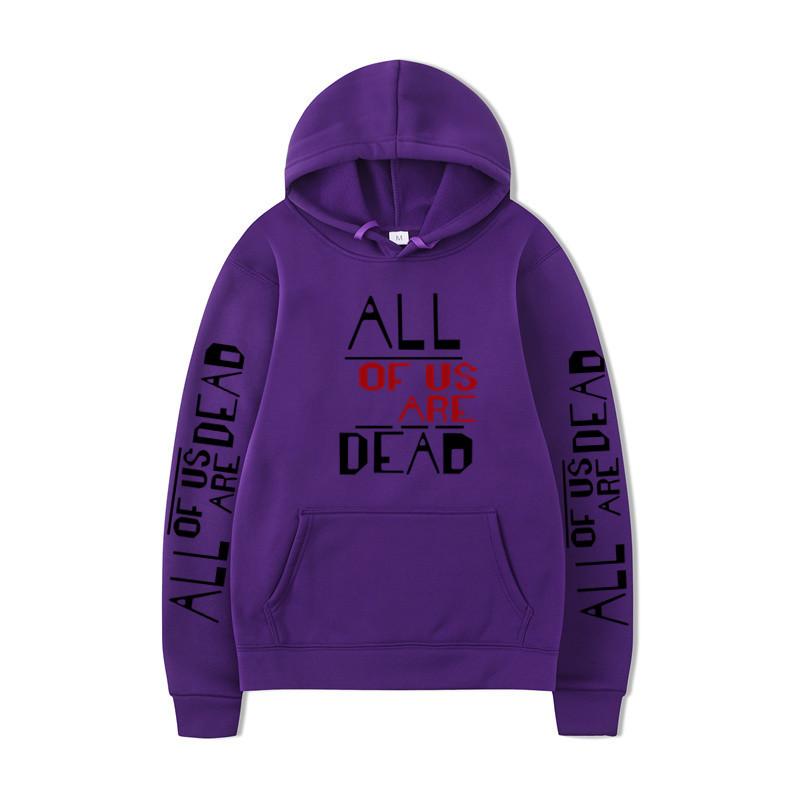 All of Us Are Dead Korean Drama Print Men's Hoodie Vintage Unisex Pullover Men Graphic Hoody Tops Oversize Clothing