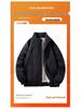 Men's Trendy Thick Fleece Stand Collar Warm Jacket - Casual Cotton Top for Autumn/Winter